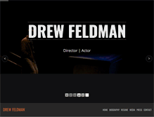 Tablet Screenshot of drewfeldman.com